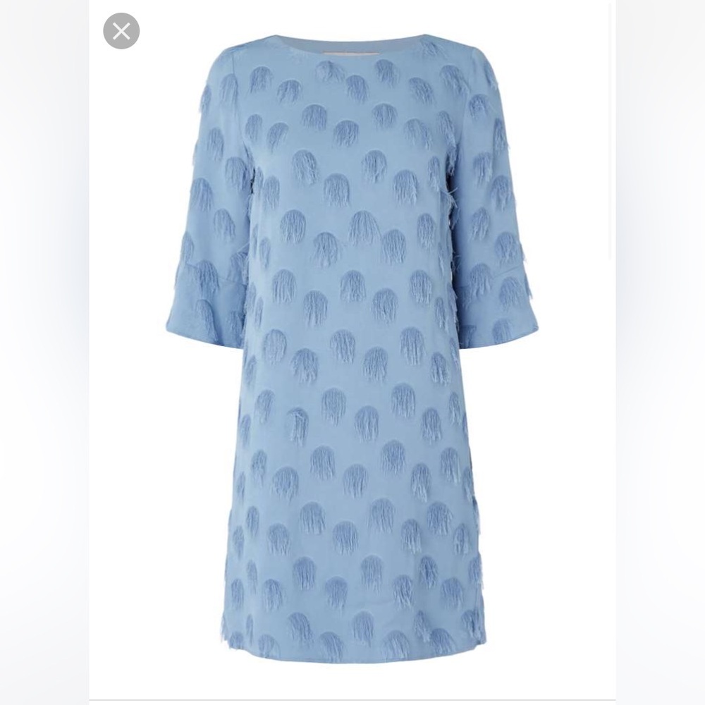 Marella polka dot fringe dress